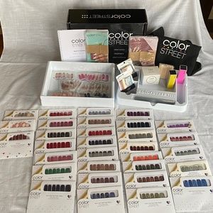 COLOR STREET 31 Nail Strip Set Petite Twosies Retired File Supply Bundle Bag Kit